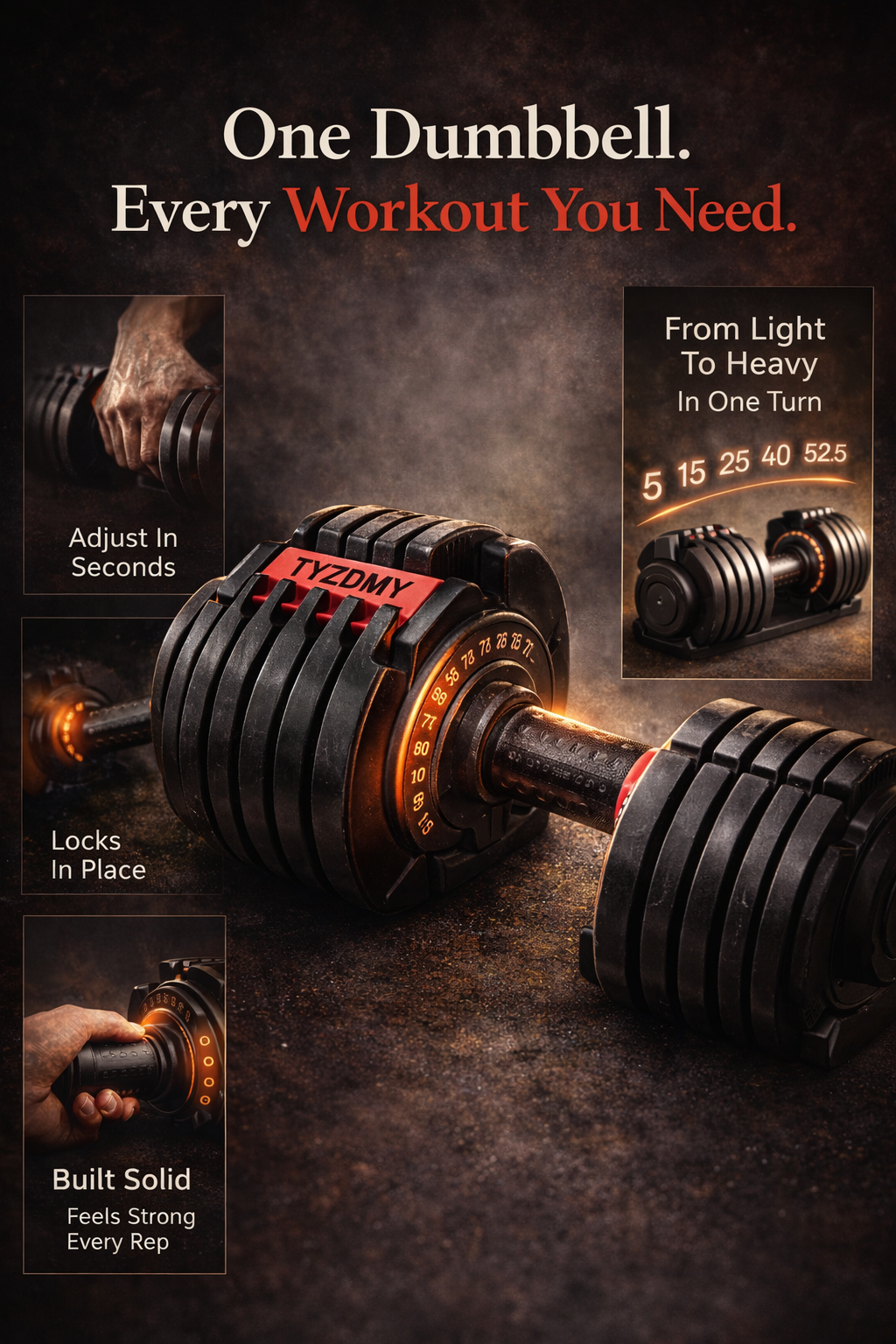 Adjustable Dumbbells