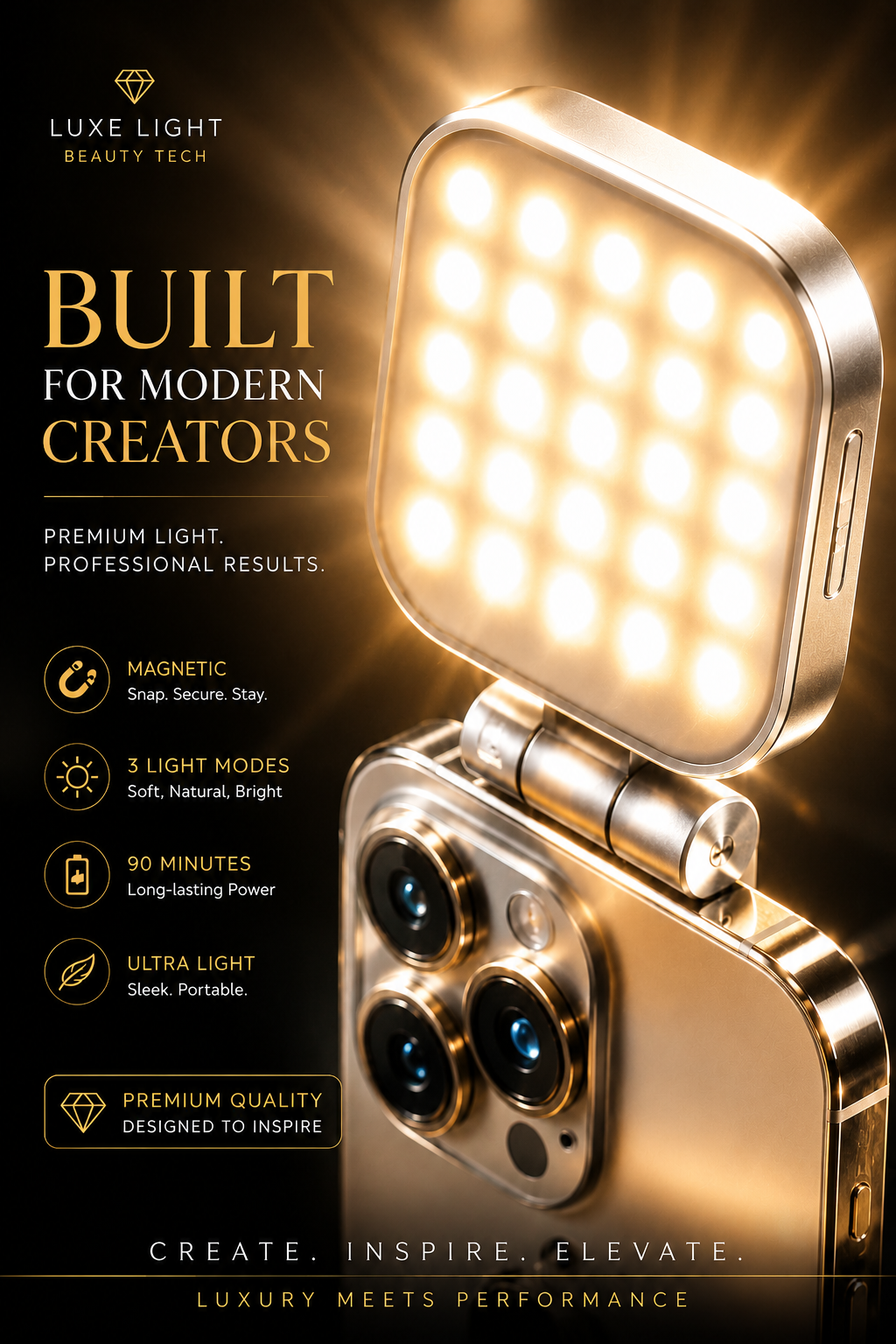 Creator Glow Magnetic Selfie Light