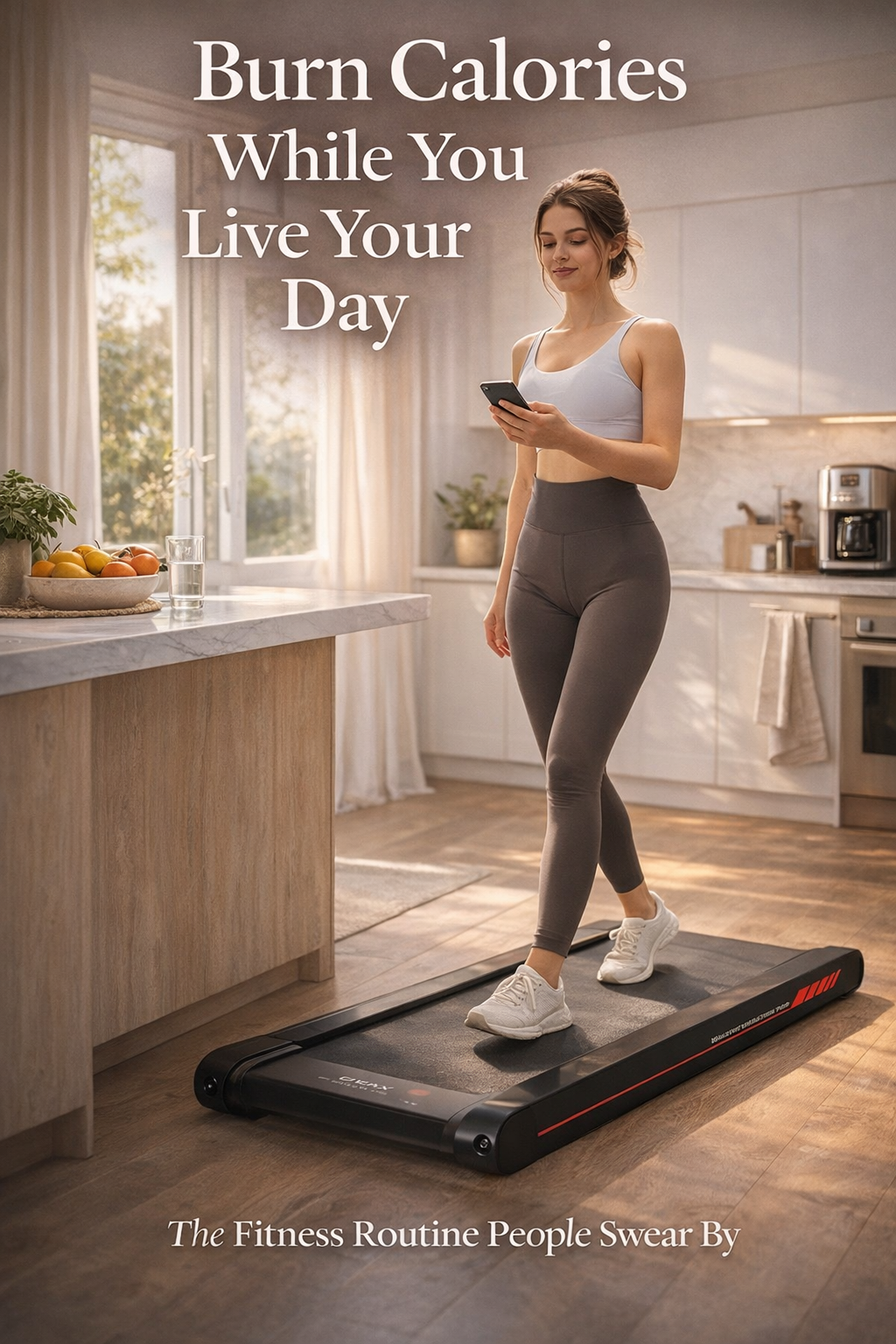 Sperax Under-Desk Walking Pad Routine