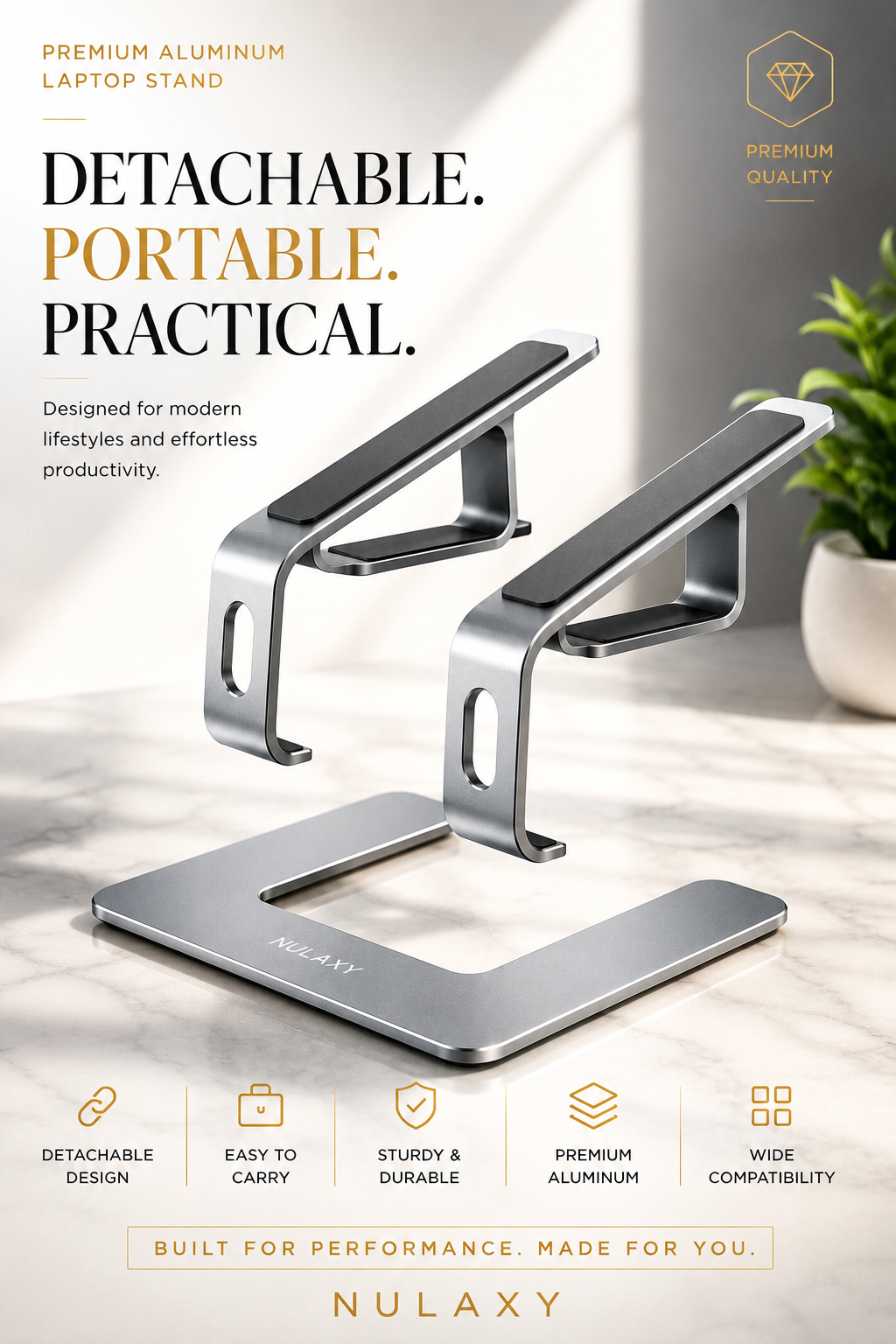 Elevated Focus Laptop Stand