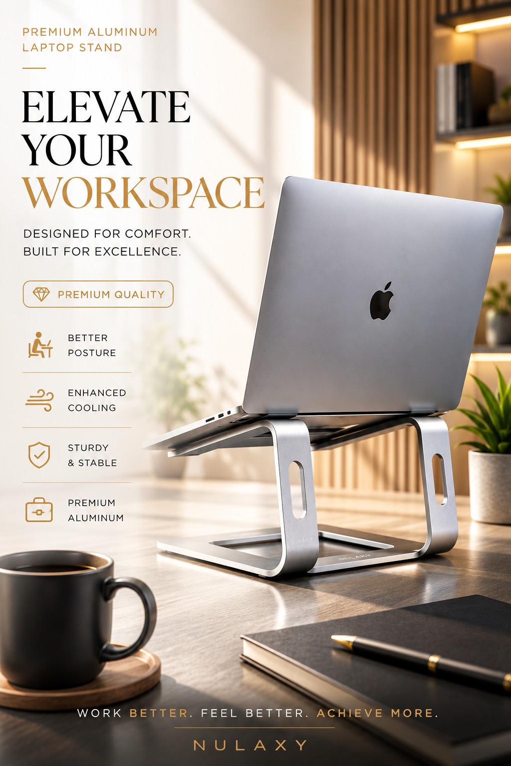 Elevated Focus Laptop Stand