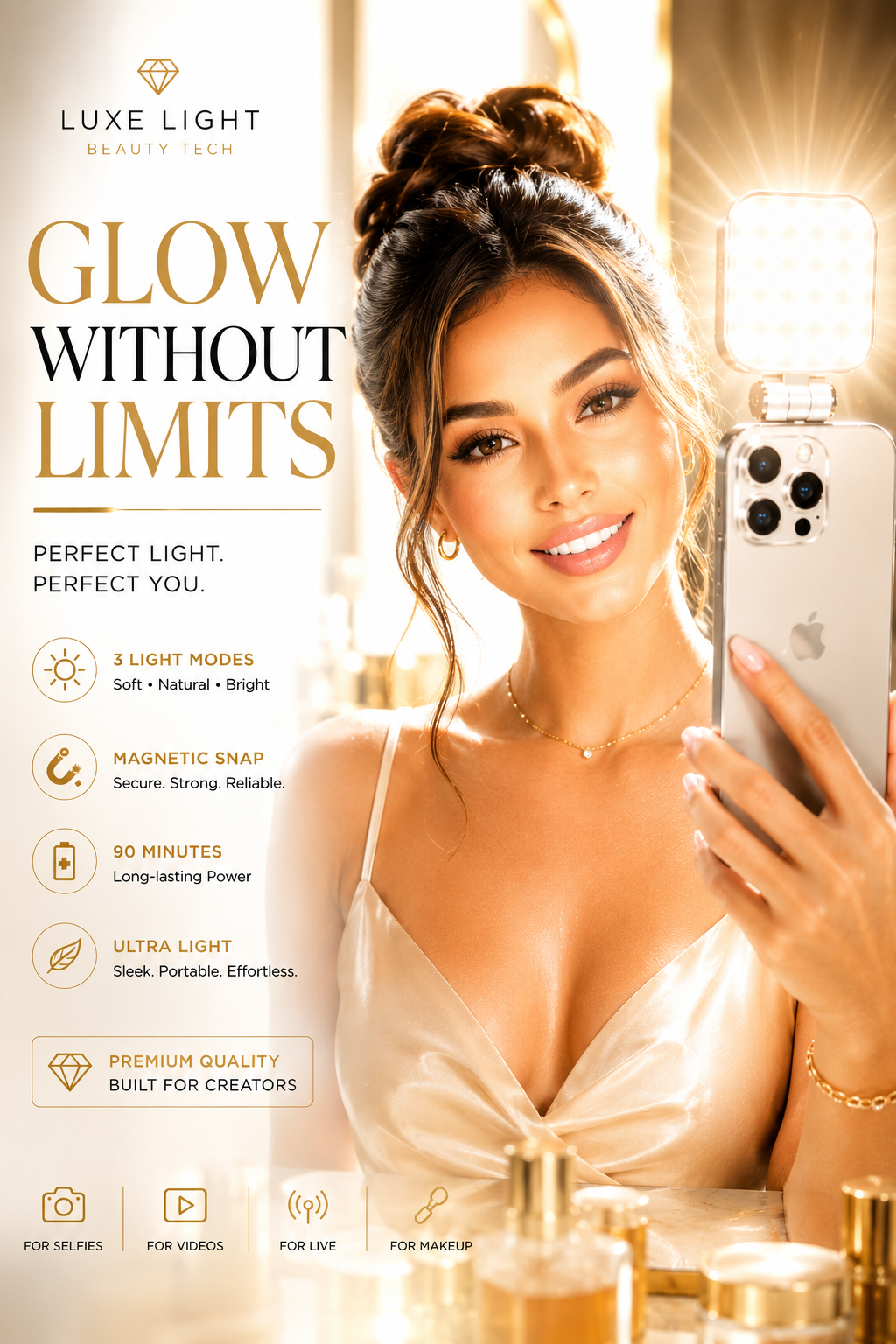 Creator Glow Magnetic Selfie Light
