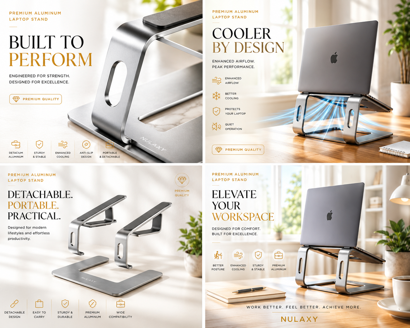 Elevated Focus Laptop Stand