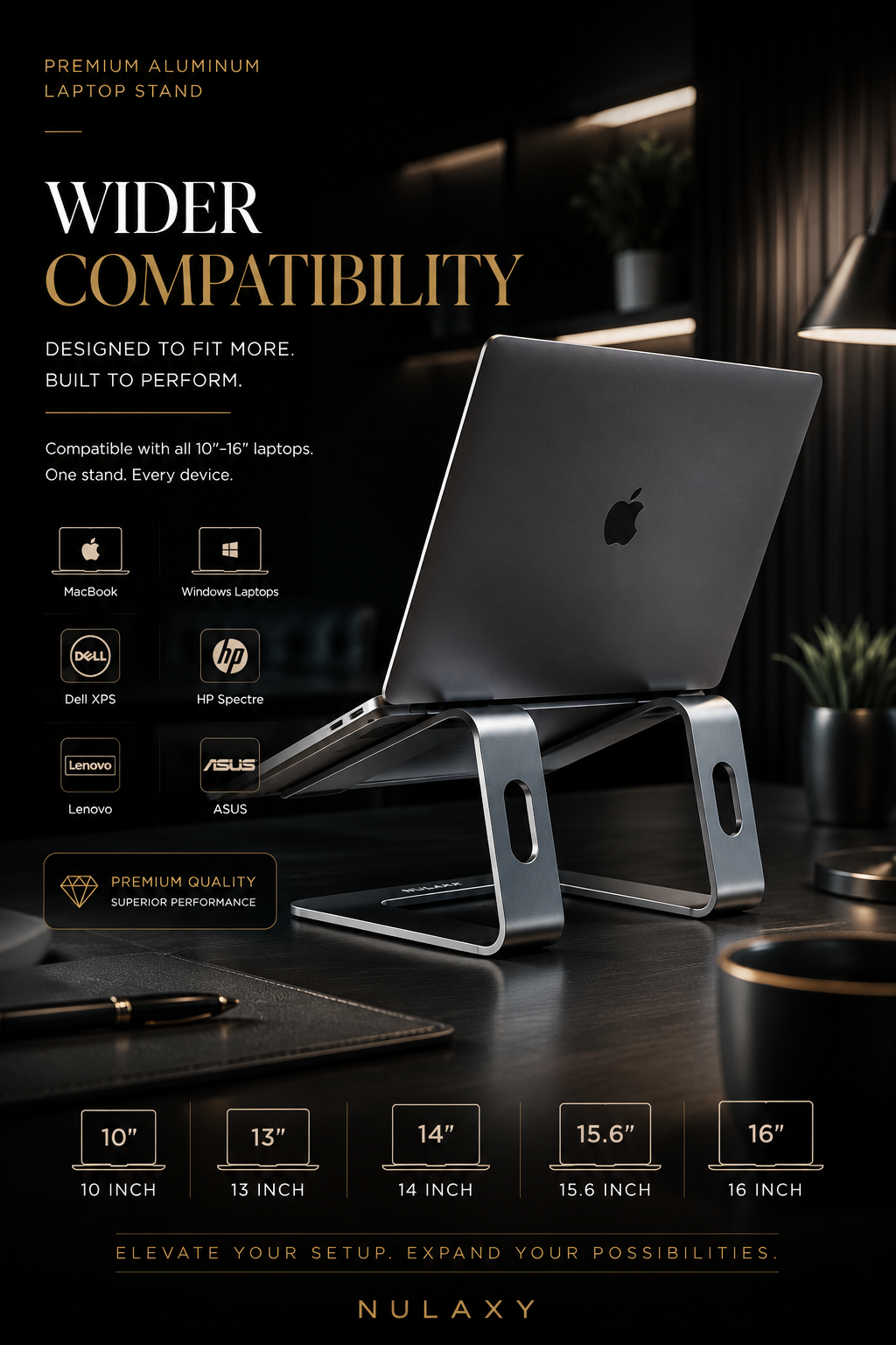 Elevated Focus Laptop Stand