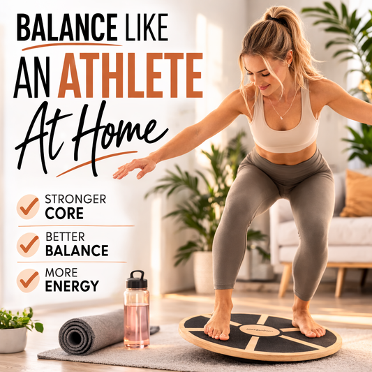 Amazon Basics Wood Wobble Balance Trainer Board
